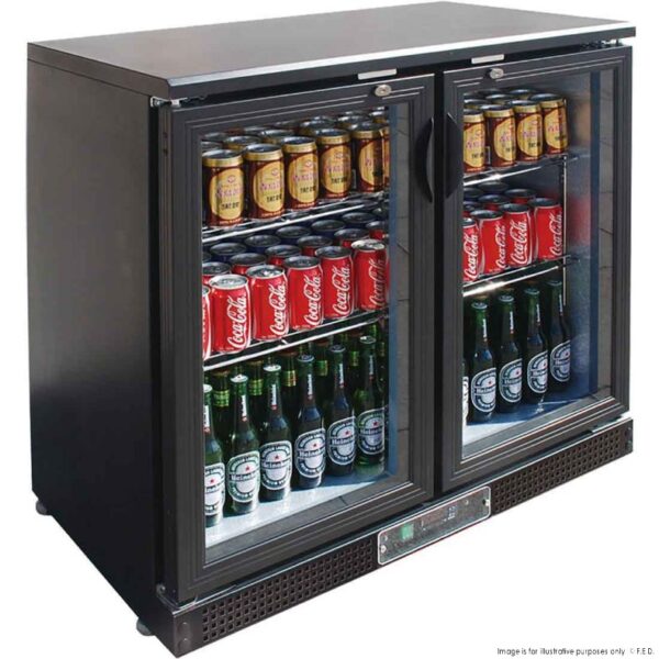 SC248G Two Door Drink Cooler