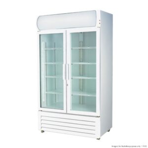 Thermaster Two Glass Door Colourbond Upright Drink Fridge LG-730P