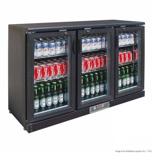 SC316G Three Door Drink Cooler