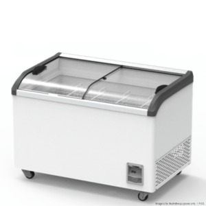 Thermaster Heavy Duty Supermarket Glass Sliding Lid Freezers 406L SD-406K