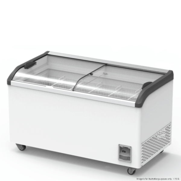 Thermaster Heavy Duty Supermarket Glass Sliding Lid Freezers 506L SD-506K