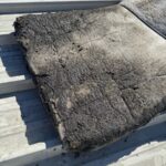 Dirt soaked bag filter