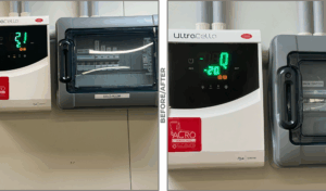 Cold room brought back to temp